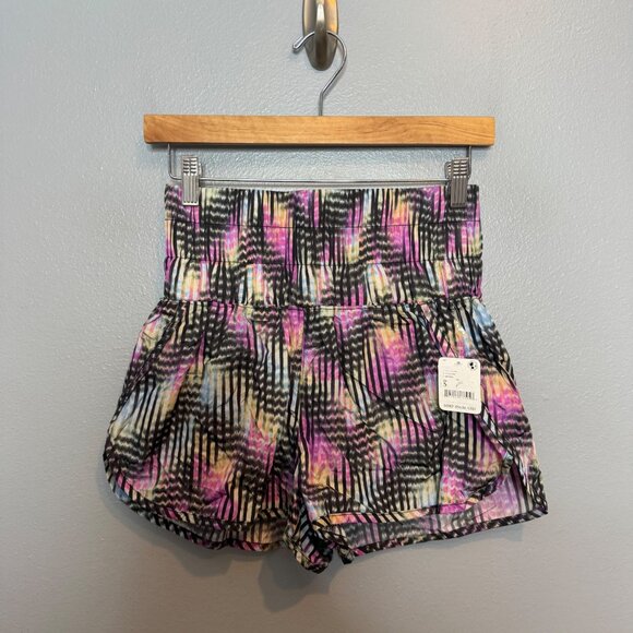 FREE PEOPLE MOVEMENT the way home shorts in euphoria print size S - Picture 2 of 6